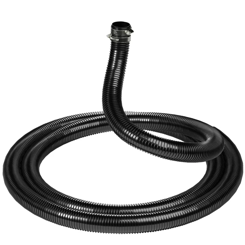 32mm 25 Metre + Clips Pond Hose Pipe Water Butt Corrugated Flexible PVC Garden for Fish Fountain Filter Pump Tubing