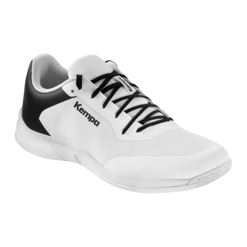 Kempa Unisex Kourtfly Three Sports Shoes, White Black, 8.5 UK