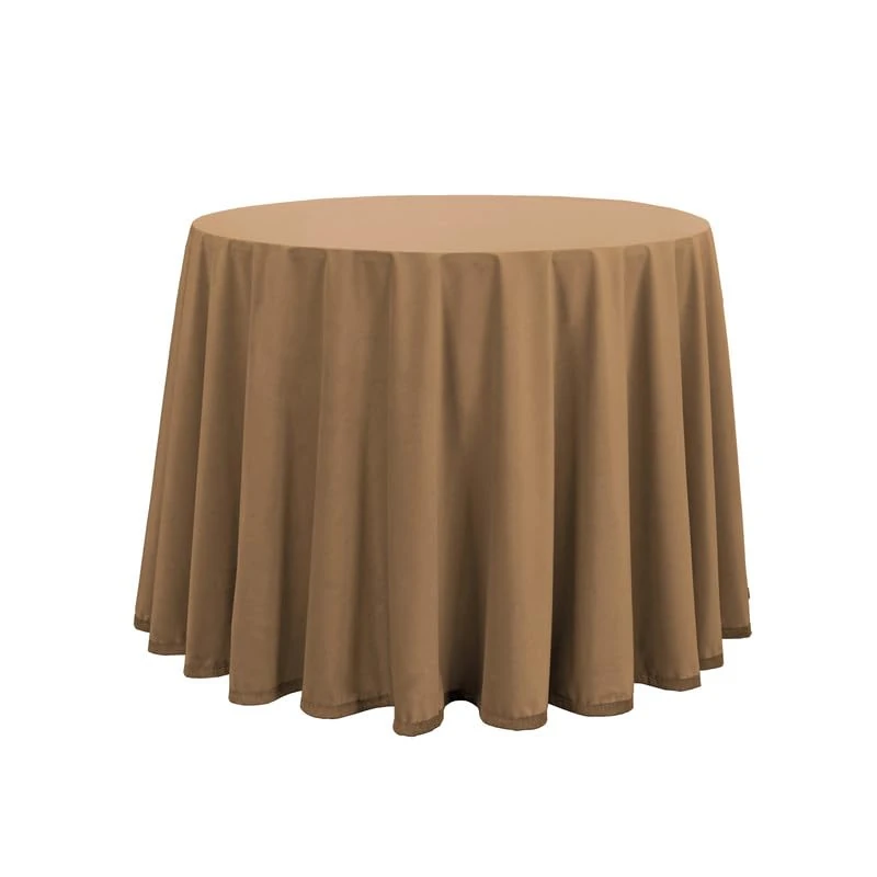 Martina Home Camilla Velvet 100 Round Camel