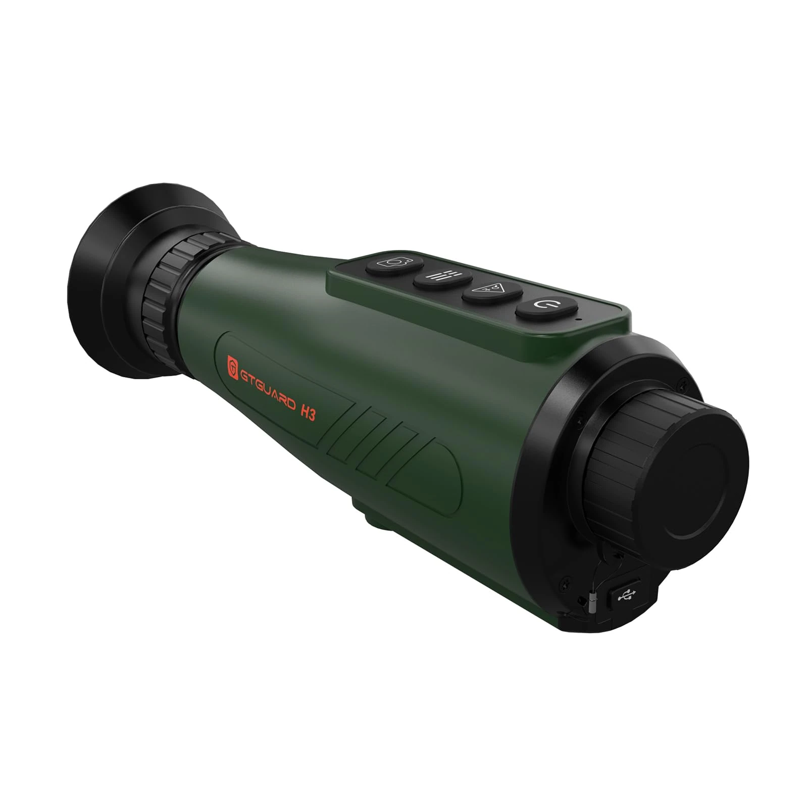 384x288 (AI Super Resolution) H3 Thermal Imaging Monocular 0.32" Micro-OLED Display Thermal Monocular for Hunting 12H Night Vision Monoculars with Wi-Fi Hotspot/Sta.