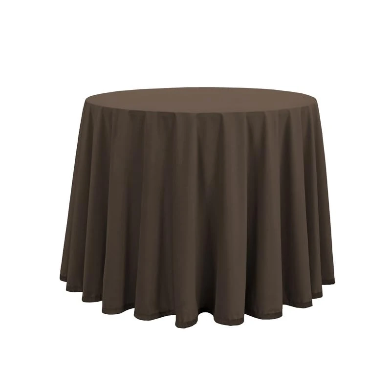 Martina Home Camilla Velvet 120 Round BROWN