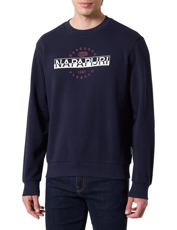 Napapijri Bander Sweatshirt Blue Marine, blue, 3XL
