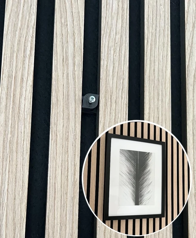 Vleugel Screw Hooks for Acoustic Wall Panels - Pack of 4, No Drilling Required