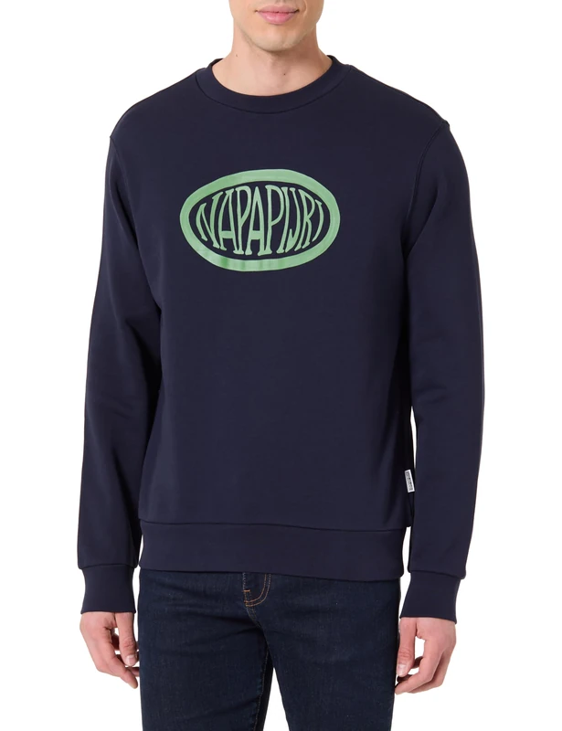 Napapijri Sine Long Sleeve T-Shirt Navy Blue