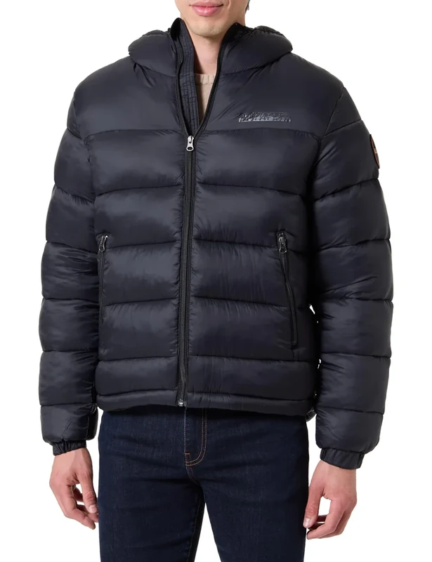 NAPAPIJRI Arnel Men's Puffer Jacket, Black, M