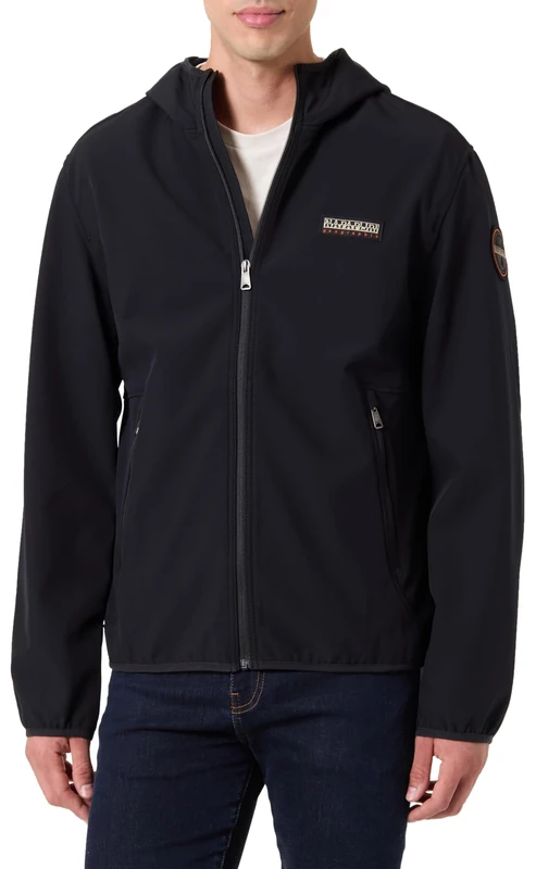 Napapijri Alther Shell Men's Jacket, Black, 3XL