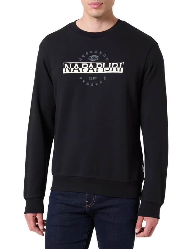 Napapijri Bander Sweatshirt Black, Black, XL