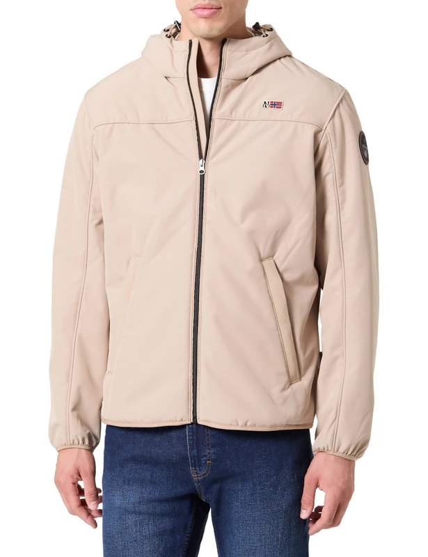 Napapijri Asherman Men's Jacket, beige, XXL
