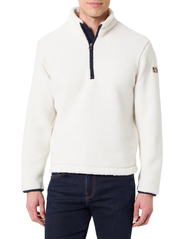 Napapijri Treser Half Zip Fleece Beige