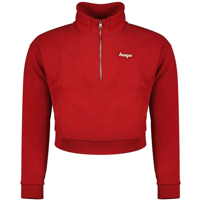 Hugo Women's Dorata_b Sweatshirt, 601 Dark red, XL