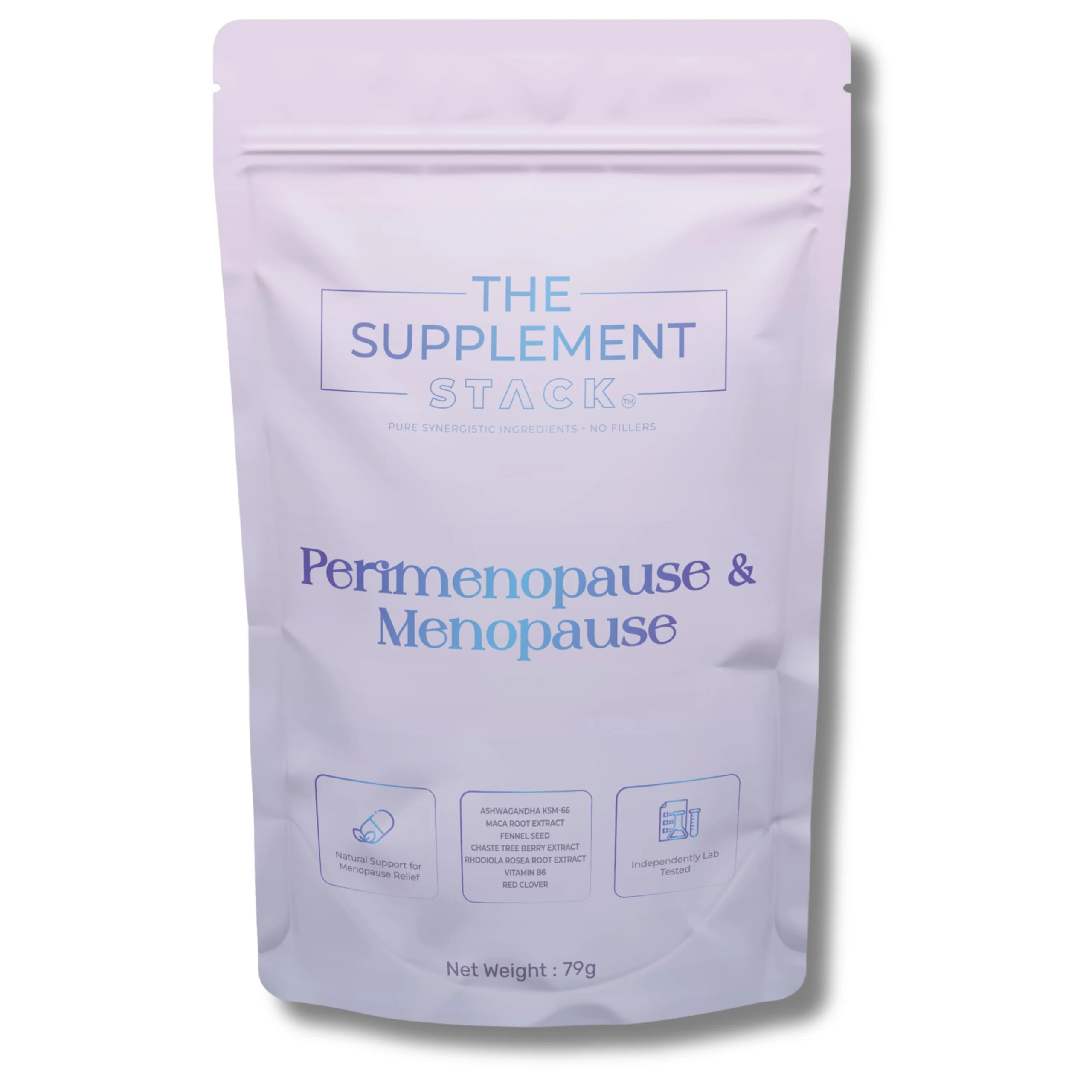 The Supplement Stack – Perimenopause & Menopause – Ashwagandha KSM-66®, Maca, Fennel, Chaste Tree Berry, Red Clover, Rhodiola, Vitamin B6 for Hormone Regulation | 120 Capsules – UK Company