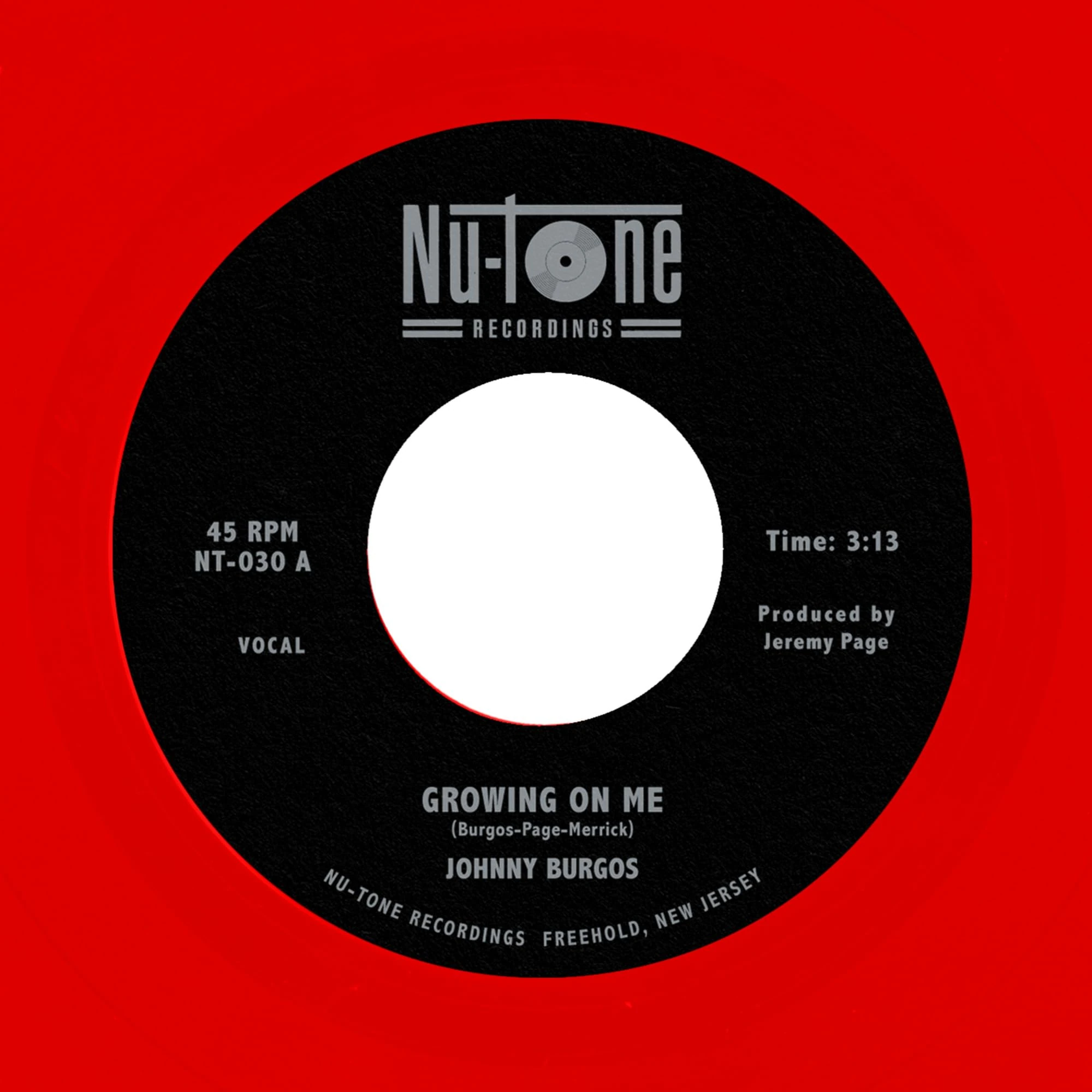 "Growing on Me / Ready" 45 (Translucent Red) [7" VINYL]