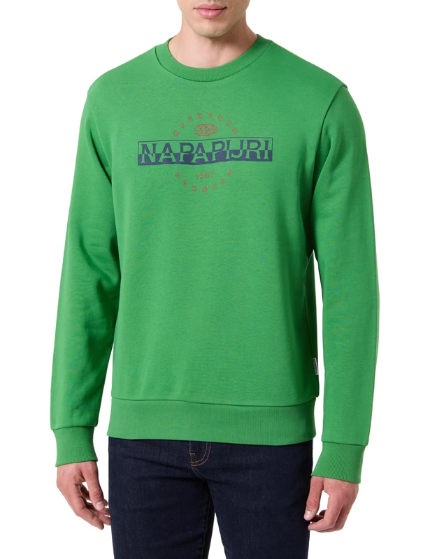 Napapijri Bander Sweatshirt Bright Green, green, S