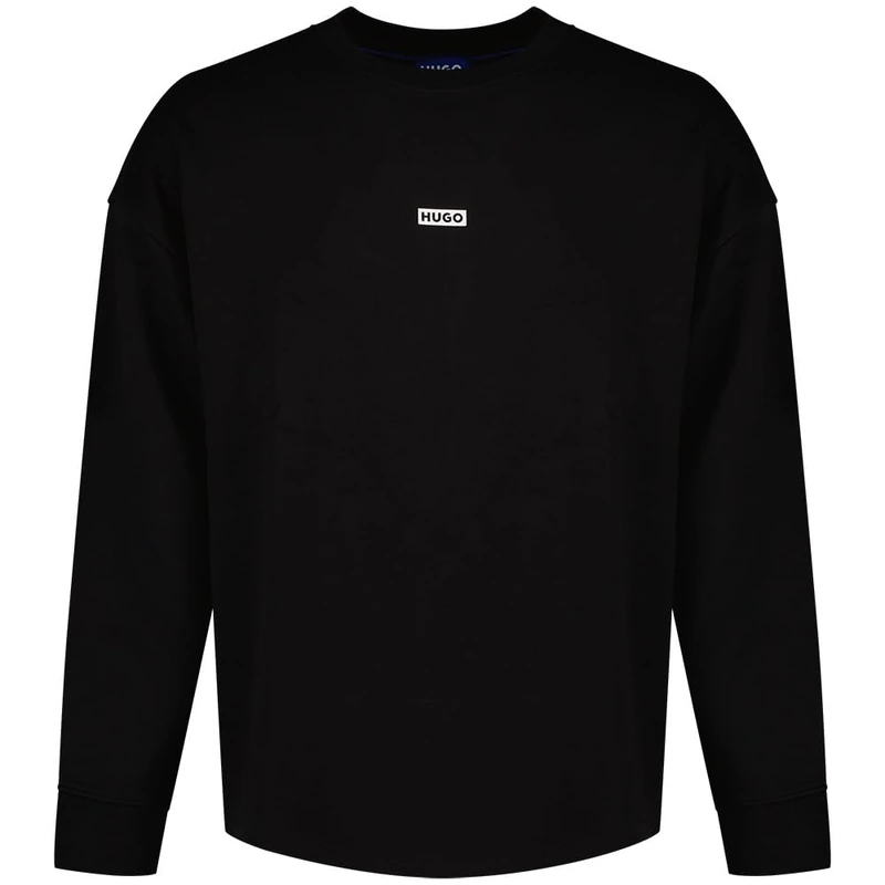 HUGO Men's Naviu Sweatshirt, black, XL