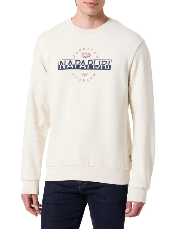 Napapijri Bander Sweatshirt Cream, White, M