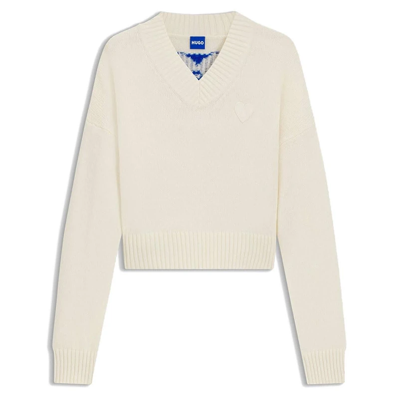 HUGO Women's Scutie_b Knitted_Sweater, 992open Miscellaneous, L