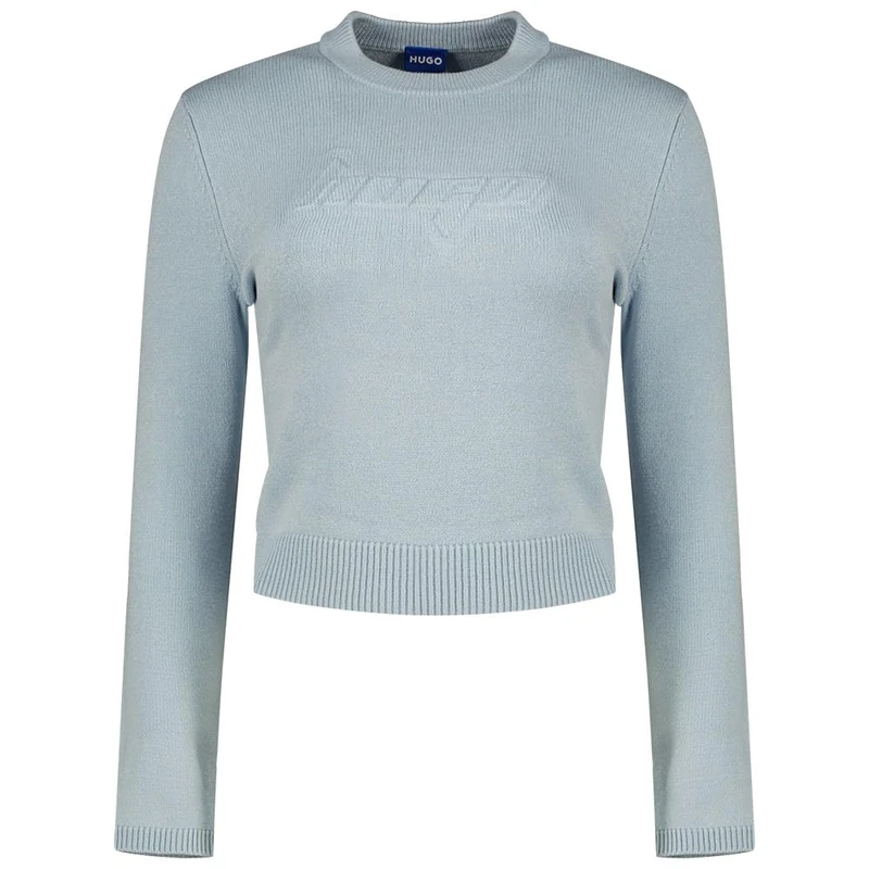 Hugo Women's Sblog_b Knitted_Sweater, 452light/pastel Blue, M