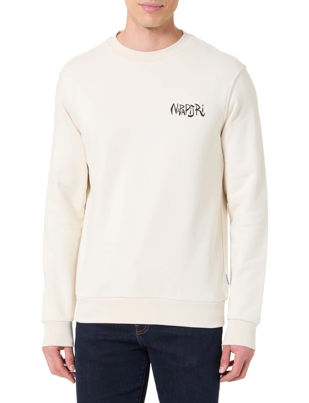 Napapijri Sine Long Sleeve T-Shirt Beige