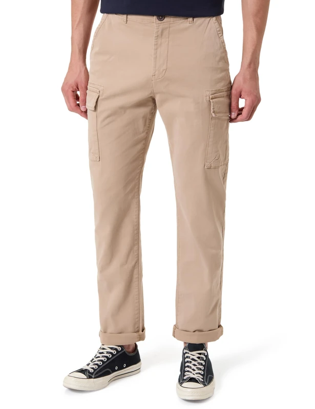 Napapijri Mees Cargo Trousers Beige