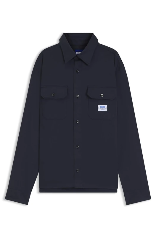 Hugo Men's Ekynone Shirt, 415Navy, XXL