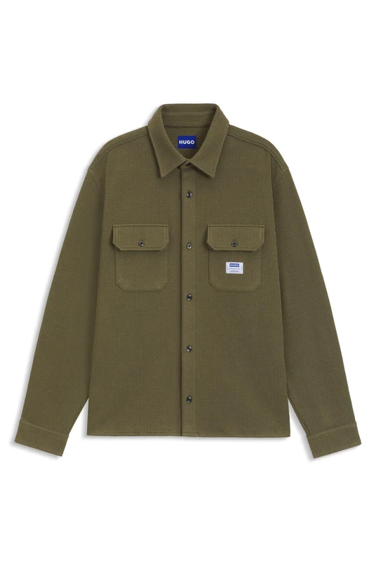 HUGO Ekynone 10268599 01 Overshirt S Green