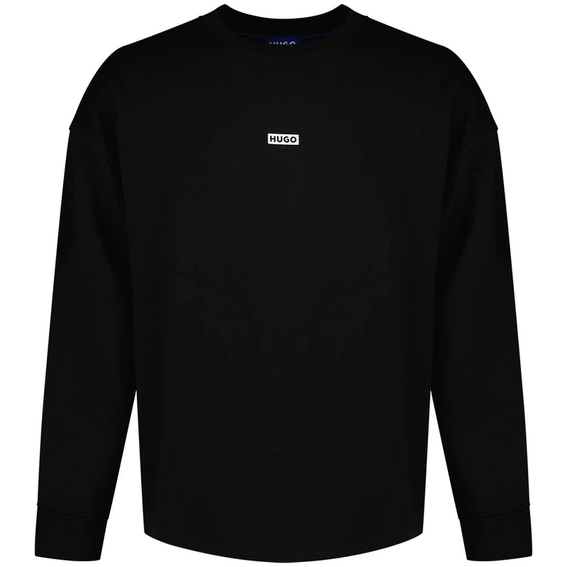HUGO Men's Naviu Sweatshirt, black, XS