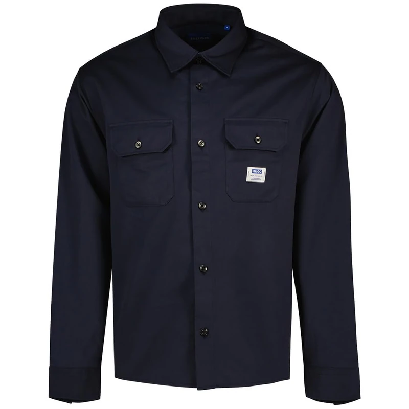HUGO Men's Ekynone Shirt, 415Navy, XL