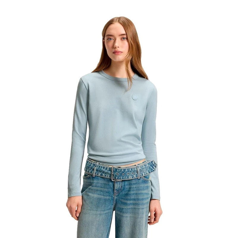 Hugo Women's Daliria_b Jersey, 452light/pastel Blue, S