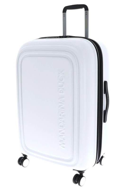 Mandarina Duck LOGODUCK + Trolley Medium EXP, White, M, LOGODUCK +