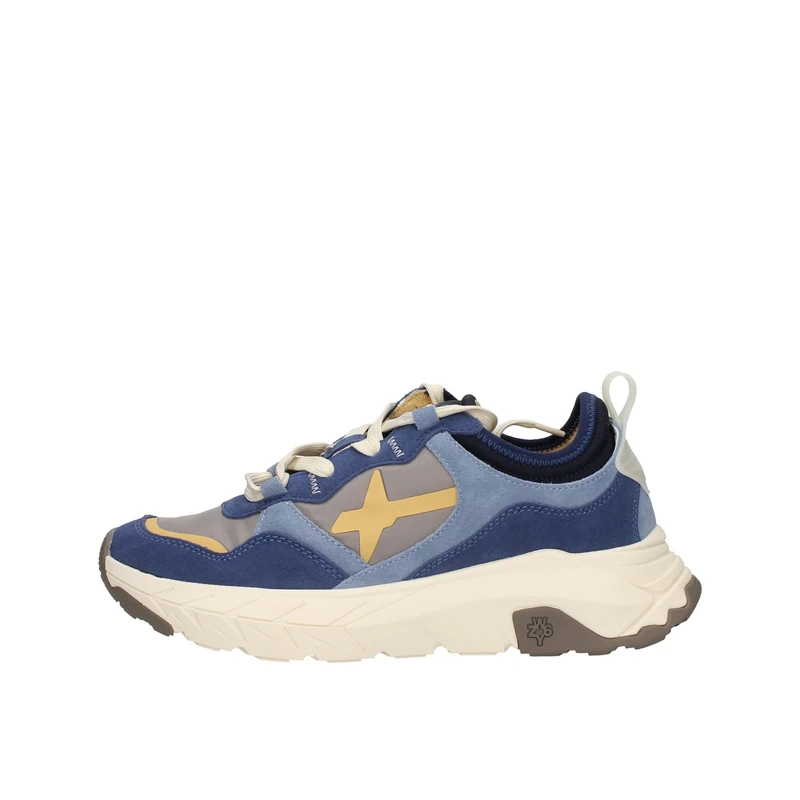 w6yz Next-M, Men's Lace-Up Shoes, Azure-Light Blue-Dark Grey, 44 EU/UK 10, Azure Sky Blue Dark Grey, 10 UK