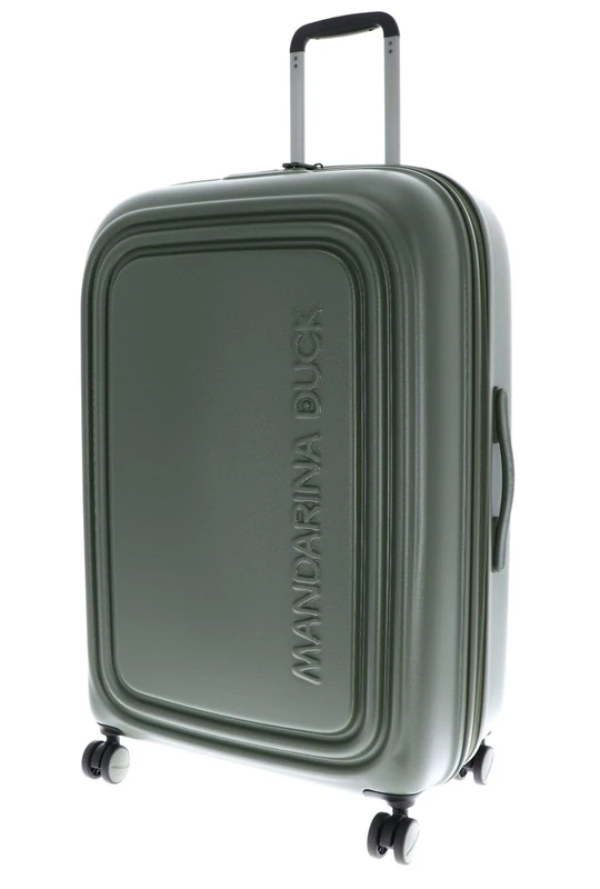 Mandarina Duck LOGODUCK + Trolley Large EXP, Pine Green, L, LOGODUCK +