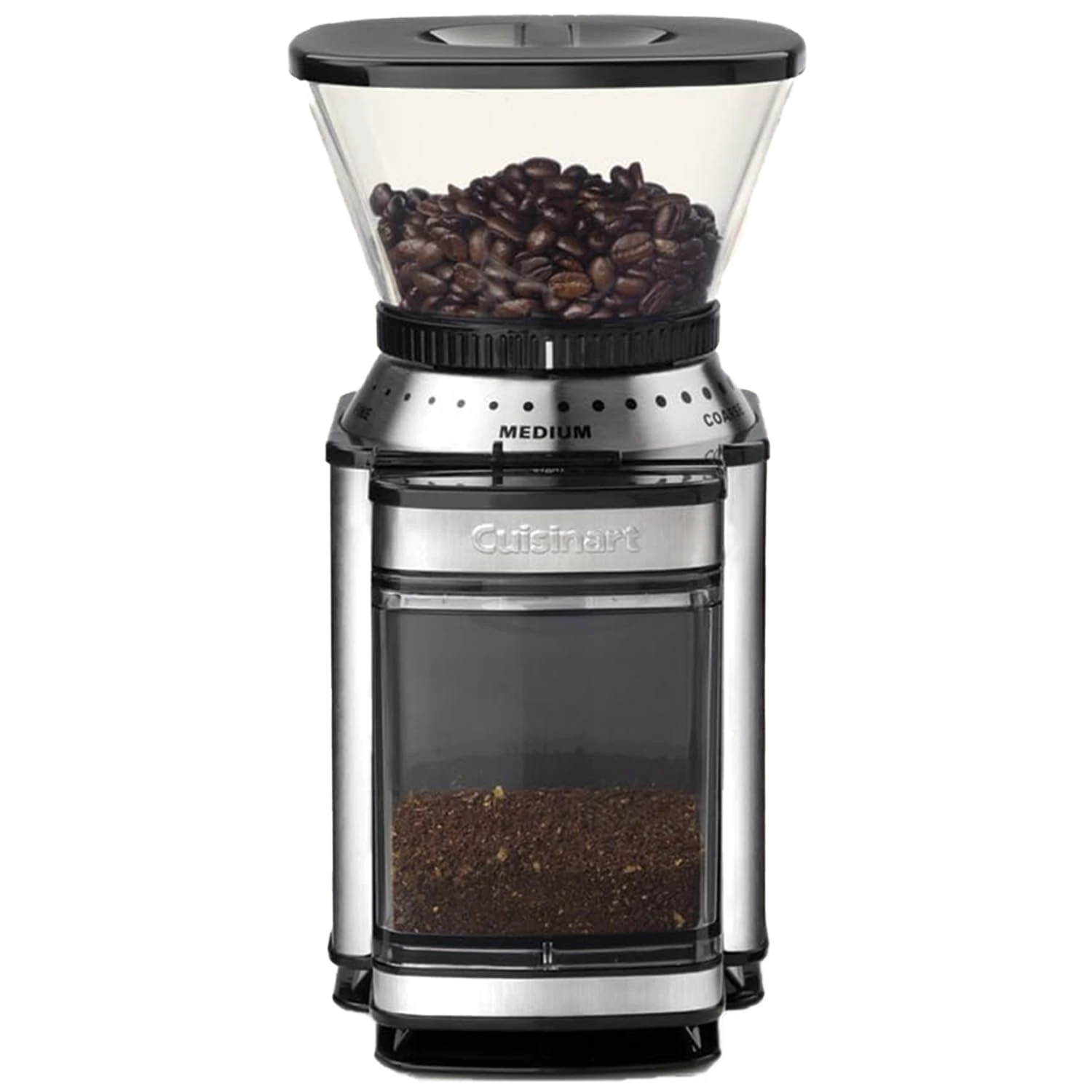 Cuisinart Coffee Burr Grinder | at-Home Coffee Grinder | 4-18 Cups | 18 Grind Settings | Different Brew Strengths - Espresso, Cold Brew, Latte, Cappuccino | Dishwasher Safe | Easy-to-use