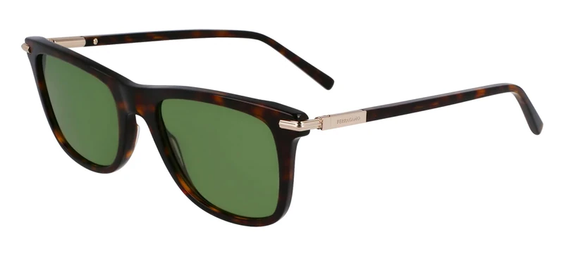 FERRAGAMO Sf2028s Sunglasses, Dark Tortoise, 54