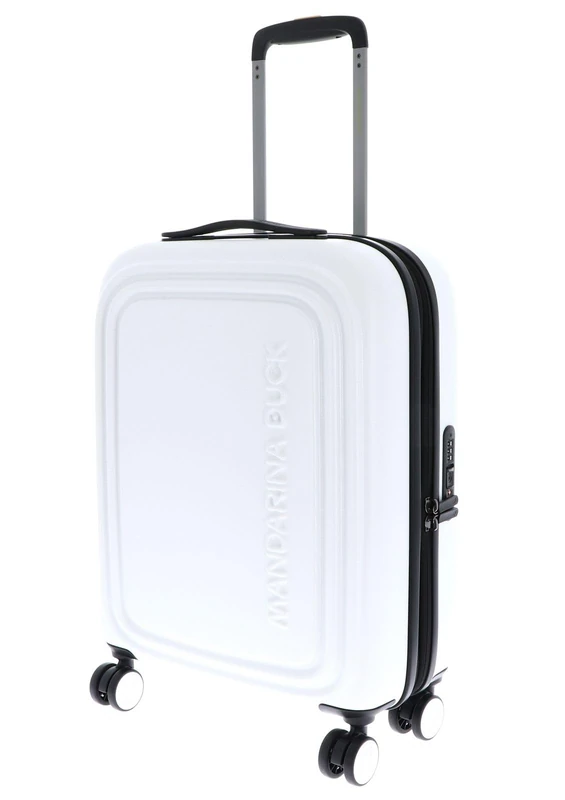 Mandarina Duck LOGODUCK + Trolley Cabin EXP, White, Cabin, LOGODUCK +