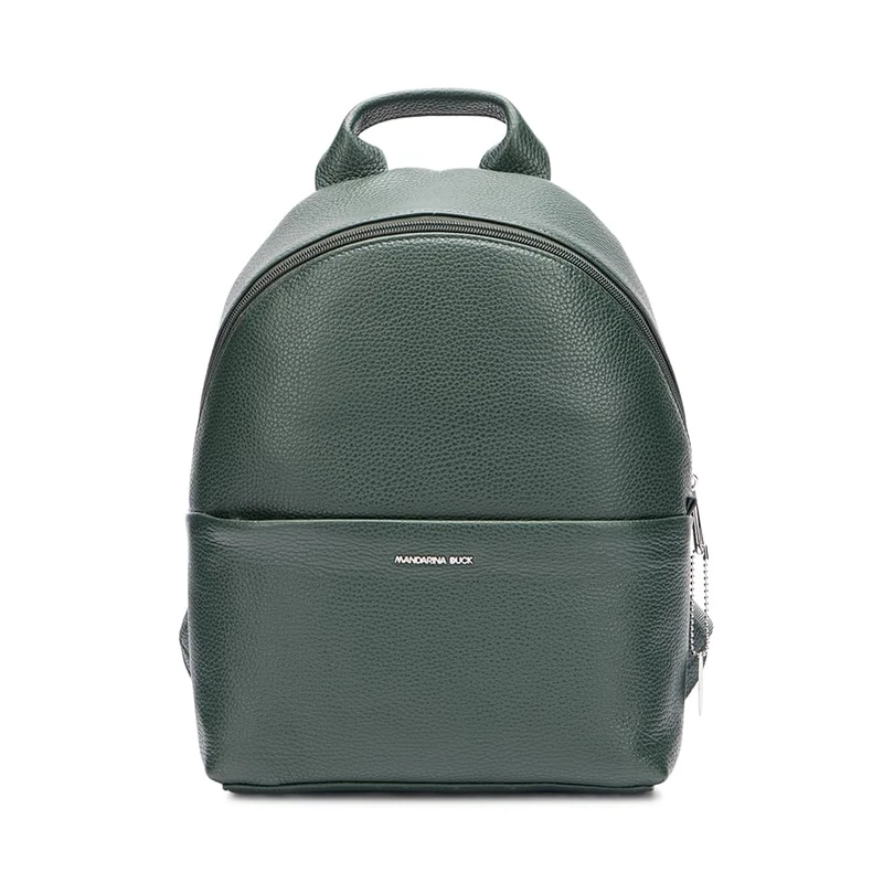 Mandarina Duck Women Mellow Leather Backpack, Pine Green, One Size