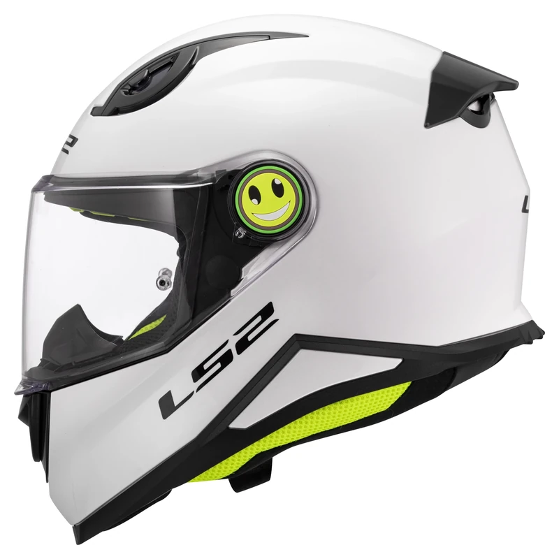 LS2 FF812 Kids Childrens Full Face Motorcycle Motorbike Helmet ECE 2206 Approved. Gloss White. Small (47-48 cm)