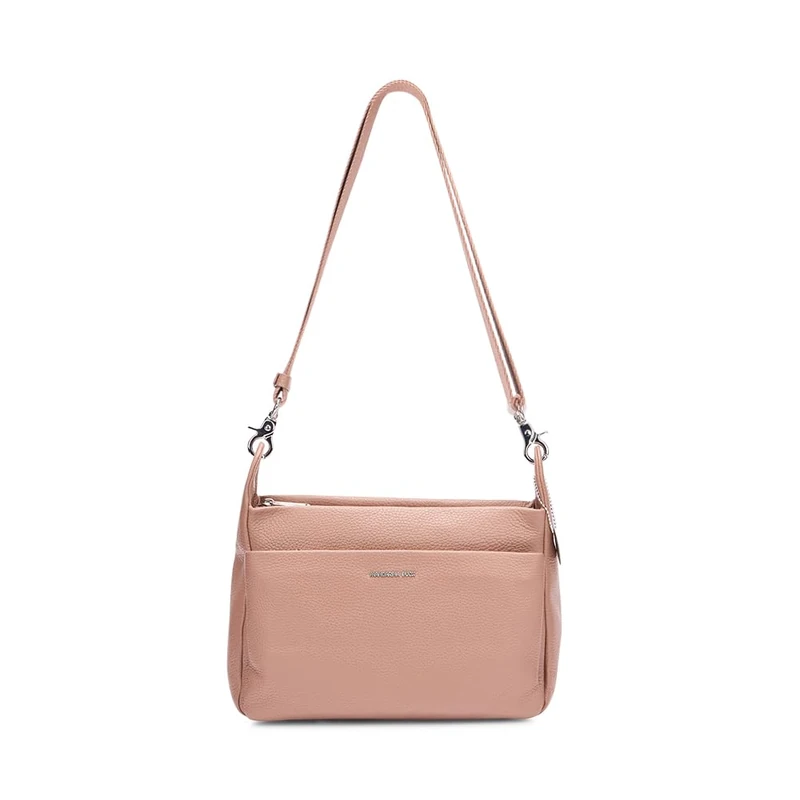 Mandarina Duck Women Mellow Leather Crossover, Winter Rose, Taglia Unica