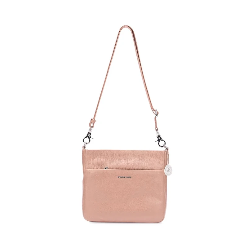 Mandarina Duck Mellow Leather Crossover Women's, Winter Rose, Taglia Unica