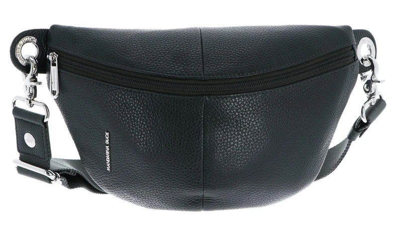 Mandarina Duck Mellow Leather Bum Bag, Women's, Pine Green, Taglia Unica