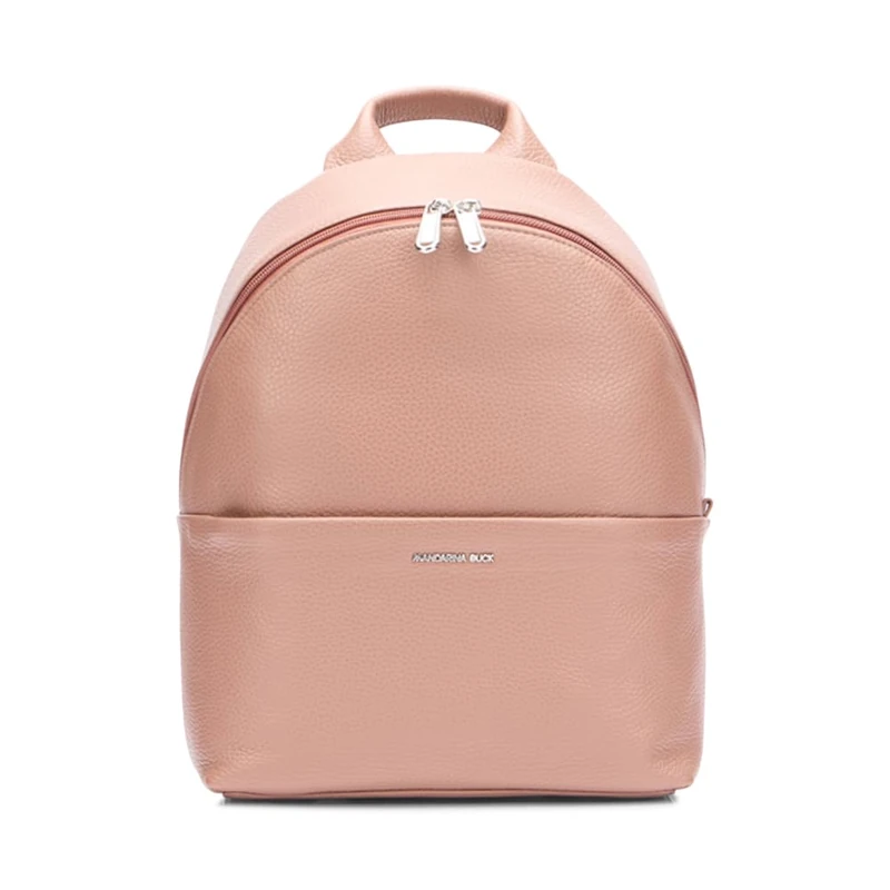Mandarina Duck, Mellow Leather Backpack, Women, One Size, Winter Rose, One Size