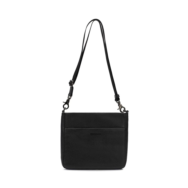 Mandarina Duck Women Mellow Leather Crossover, Black, Taglia Unica