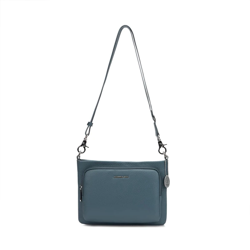 Mandarina Duck Women Mellow Leather Crossover, Iron, Taglia Unica