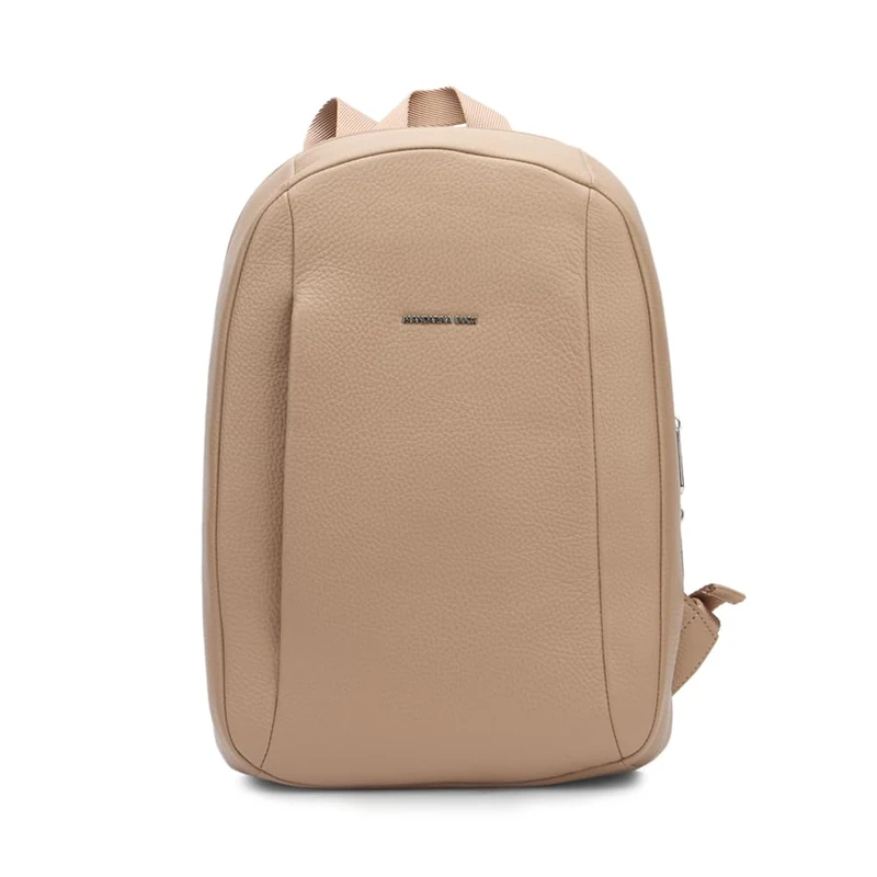 Mandarina Duck, Mellow Leather Backpack, Women, One Size, Warm Taupe, One Size