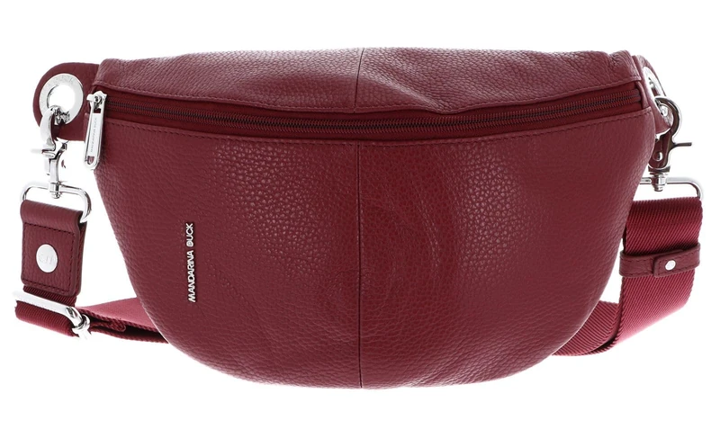 Mandarina Duck Mellow Leather Bum Bag, Women's, Grape, Taglia Unica
