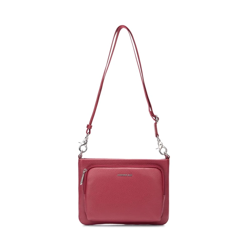 Mandarina Duck Mellow Leather Crossover Women's, Grape, Taglia Unica