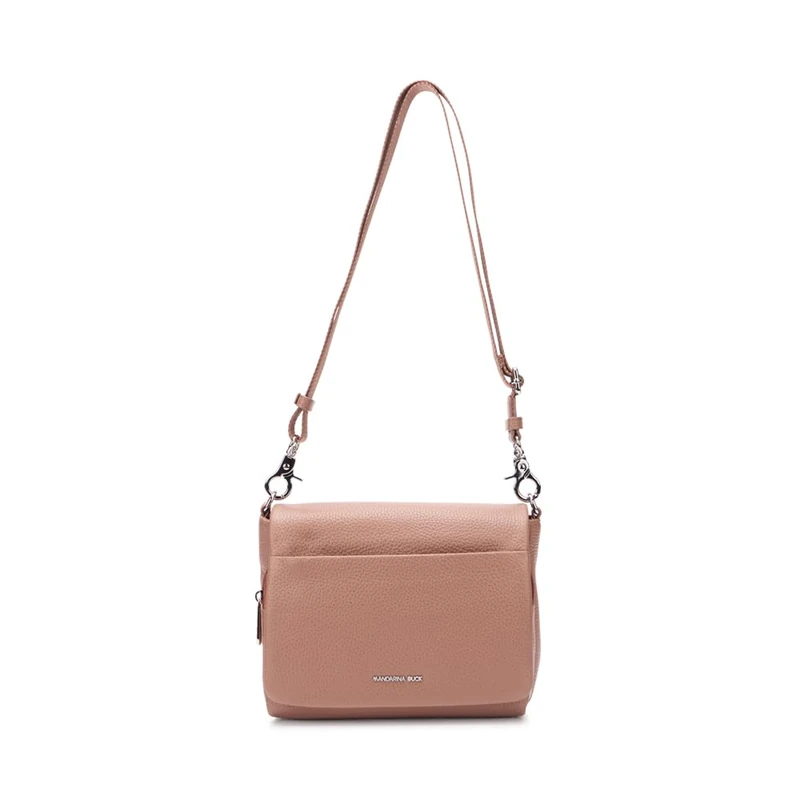 Mandarina Duck Mellow Leather Crossover Women's, Winter Rose, Taglia Unica