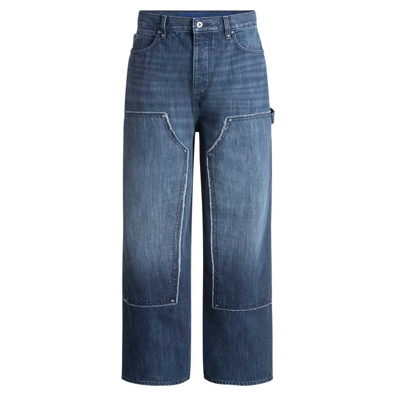Hugo Men's Carpenter/M Jeans Trousers, 408 Dark Blue, 31 W/32 L - Image 1