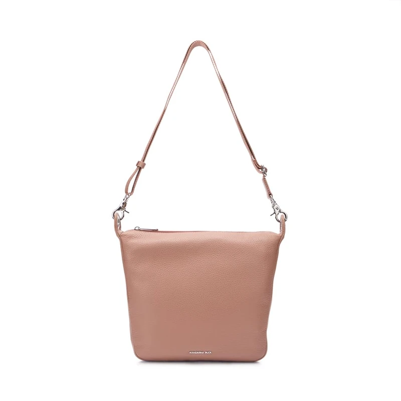 Mandarina Duck Women Mellow Leather Crossover, Winter Rose, Taglia Unica