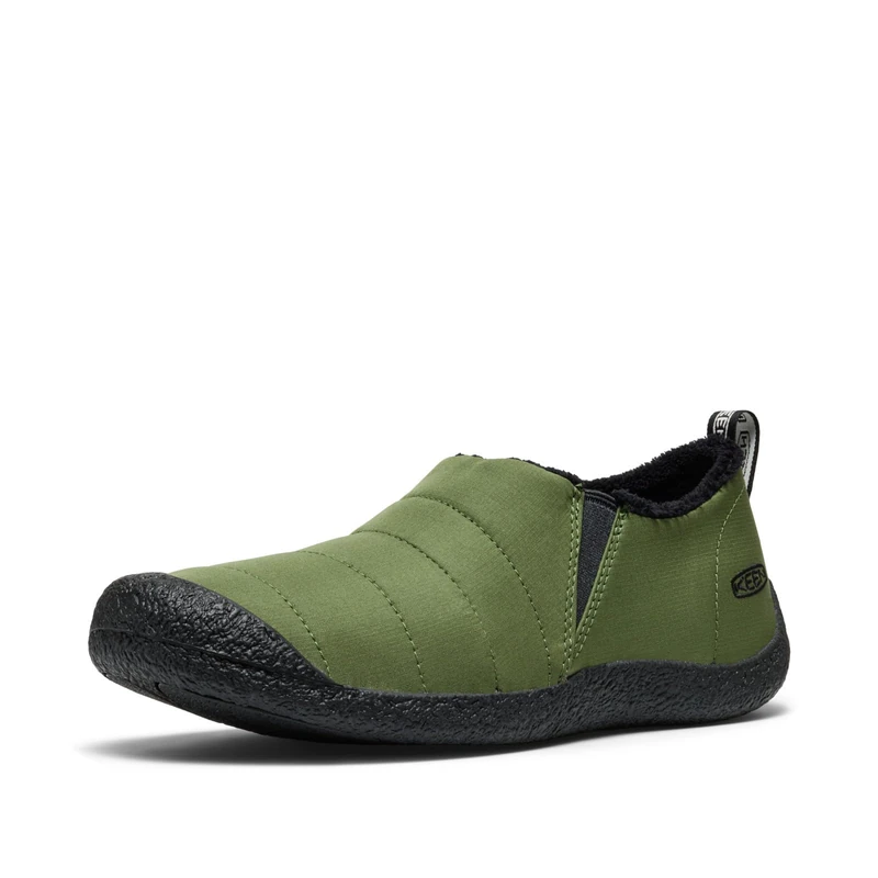 KEEN Men's Howser 2 Casual Comfortable Durable Slippers, Bronze Green/Black, 9.5