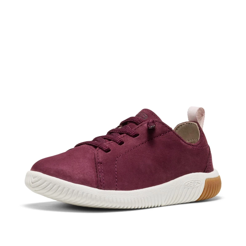 KEEN Unisex-Child KNX Lace Sneakers, Fig/Star White, 34